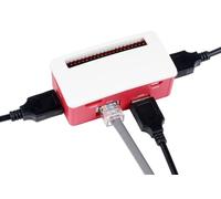 Ethernet/USB HUB Box with ABS Case for Raspberry Pi Zero 2W/ 2WH/ Zero W/Zero WH/Zero, with 1x RJ45 10/100M Ethernet Port and 3X USB 2.0 Ports Compatible with USB 2.0/1.1