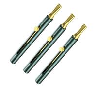 Ethernet Wire Untwisting Tool with Sliding Inner Shaft, Compact Alloy Straightener for Cable Pair Sorting Before Crimping Ethernet Cable Straightener Tool Alloy