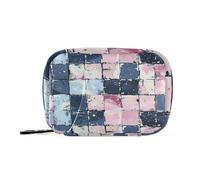 EtherSpher A Seamless Pattern Of Blush and White medicine bags for women with Detachable Compartments reusable pill case travel for purse