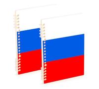 EtherSpher A5 size Flag Slovene Nation notebooks spiral 8.3" x 5.7", sturdy subject notebooks college ruled 60 sheets for school&office 2 pack
