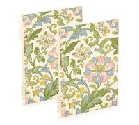 EtherSpher A5 size William Morris Pink Lily college notebook 8.3" x 5.7", sturdy spiral notebooks wide ruled 60 sheets for planner&business