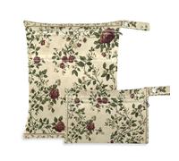 EtherSpher Ancient Tengman Rose Beige reusable waterproof dry bag 2 Pack travel essentials for babies with handles for yoga, pool