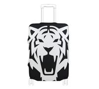 EtherSpher Angry Tigers Black White Elastic Luggage Covers Scratch-Resistant Fit suitcases Cover Baggage Protector Fit 18-32 Inch Luggage