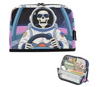 EtherSpher Animal Astronauts Pencil Pen Case Large Capacity Makeup Bags Soft Coin for Girls Preppy School Supplies lapiceros para mujer