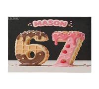 EtherSpher Area Rugs 2'x3' Washable Non Slip Kitchen Mats for Living Room Bedroom Dining Room Mason Six Seven alfombra para sala