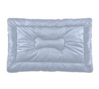 EtherSpher Azure Blue Washable Dog Bed Mat Soft Comfortable Anti-Slip Bottom Dog Crate Pad for Medium/Large Dogs 36" x 24"