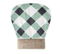 EtherSpher Black Green Buffalo Plaid Cat Sleeping Bags Cave for Indoor Cats and Mini Dogs Pet Mat Pad Sack Winter Comfortable Self Heating