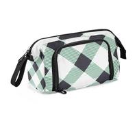 EtherSpher Black Green Buffalo Plaid Pencil Case Large Capacity Pen Case Organizer with Zipper for Nurse Preppy School cartucheras para el colegio