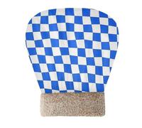 EtherSpher Blue and White Checkered Plaid Bed Bag for Cat for Indoor Pets Pet Snuggle Sack Cold Weather Soft Washable