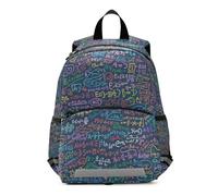 EtherSpher Blue Cartoon Mathematical Formulas toddler kid backpack harnessing with leash bookbags for girls mochila para ni?os de 3 a?os