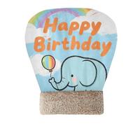 EtherSpher Blue Elephant Happy Birthday Cat Sleeping Bag for Cats Puppy Kitten's Mat Pad Sack Winter Self Heating