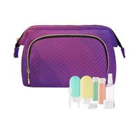 EtherSpher Blue Gradient Cosmetics Bag Essentials Cosmetic Travel Bags For Women Women's Coin Change Purse for Travel Bathroom, blue gradient, One Size