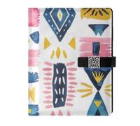EtherSpher Bohemian Colorful leather lined notebook college portable college ruled notebooks for diary 6.7x9.2
