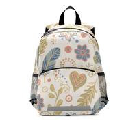 EtherSpher Boho Blue Feather Flower toddler boy backpack for 3 year old leash books bag for boys mochila para ni?os de 5 a?os