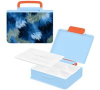 EtherSpher Box for Kids Animal Wolf Fur Print Blue