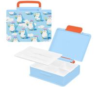 EtherSpher Box for Kids Cute Cartoon Blue Penguin
