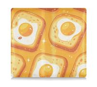 EtherSpher Breakfast Yummy Toast Yellow Pu Leather Auto Registration Insurance & ID Card Holder Automobile Wallet Case Organizer for ID, Driver's License, Key Contact Information Cards, breakfast