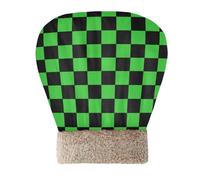 EtherSpher Buffalo Plaid Check Black Lime Green Cat Bed Sleeping Bags for Indoor Cats and Mini Dogs Kittens Tunnel Pet Hideaway Cold Weather, Comfortable, Washable Self Heating