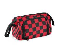 EtherSpher Buffalo Plaid Check Black Red pencil poucheses Large Capacity Slots Pencil Case Portable for Preppy Back to School Supplies cartuchera para ninas