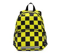 EtherSpher Buffalo Plaid Check Black Yellow little kids backpacks safety bookbag for 5 year old mochilitas para ni?os