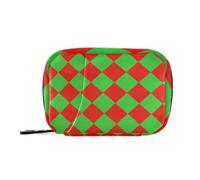 EtherSpher Buffalo Plaid Red Green medical bag with Detachable Compartments attachable organizer for travel for purse, Buffalo Plaid Red Green, 1 size