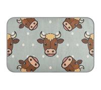 EtherSpher Cartoon Animal Cow Polka Dot Print Summer Pets Cooling Self Cooling mat for Outdoor Cats for Rabbits Cats Indoor cat Essentials tapete refrescante para mascotas M