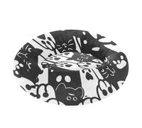 EtherSpher Cartoon Cute Animal Cat Paw Black White Anxiety Relief Pet Bed fluffier Cat Pillow Bed for Small Size Pets Supplies camas para gatos en oferta