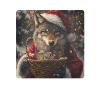 EtherSpher Cartoon Cute Christmas Fox Make Up Bag Pouchs Cloth Magic Self-Adhesive Organizer Wrap 21.7 X 21.7 Wrapper Makeup For Women, Cartoon cute Christmas fox, 21.7x21.7in