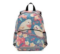 EtherSpher Cartoon Cute White Bird Flowers big kid backpacks leash book bags for 6-8 year old mochilas para ni?os de 3 a?os preescolar