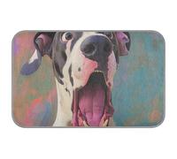 EtherSpher Cartoon Funny Great White Dane Dogs Summer Cooling mat Outdoor Self Cooling Blankets for Indoor Cats for Puppy cat Outdoor Waterproof Mantas frías para Perros M