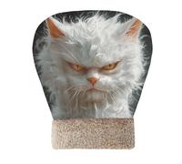 EtherSpher Cartoon Funny Turkish Angora Cats Anger Bed Bag for Cat for Indoor Puppy and Cats Pet Tunnel Hideout Nest Cold Weather Soft Plush Self Warm