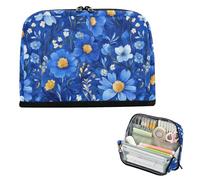 EtherSpher Cartoon Oberonia Royal Blue Pencil Case Holder Large Capacity Pen Bag Cute Desk Organizer for Teen Boys School Supplies estuche para lapices