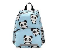 EtherSpher Cartoon Panda Blue little kids backpacks for girls leash books bag for elementary mochila para ni?as de 4 a?os