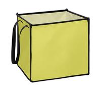 EtherSpher Chartreuse collapsible storage bin for shees utility storage bin 13x13x13 In