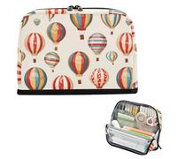 EtherSpher Color Cartoon Hot Air Balloon Pencil Box Case Large Capacity Makeup Bag Big Capacity Desk Organizer for Teen Boys School Must Haves lapicera para ninas