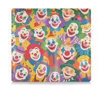 EtherSpher Colorful Cartoon Cute Clown Premium Leather Toursuit car registration and insurance card holder Essential Wallet Case for Cards, Essential Document Driver License