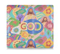 EtherSpher Colorful Cartoon God Cute Leather Car Registration and Insurance Card Holder Essential Car Wallet Case for ID, Driver's License, Key Contact Information Cards