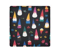 EtherSpher Colorful Dwarfs Christmas Makeup Organizer Bag Cloth Portable Make Up Organizers Wrap 21.7 X 21.7 Wrapper For Organization, Colorful Dwarfs Christmas, 21.7x21.7in