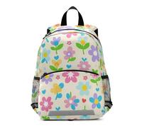 EtherSpher Colorful Lively Fresh Summer Flowers 2d backpack for kids drawstring book bags for 4 year old mochilas para ni?as de 3 a?os