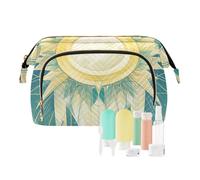 EtherSpher Colorful Mysterious Tarot Astrological Sun Cosmetics Bag Essentials Makeup Organizer Bag Change Purse for Toiletry Organizer, Colorful mysterious Tarot astrological sun, One Size
