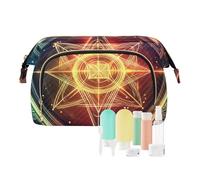 EtherSpher Colorful Mysterious Tarot Astrology Makeup Bag Portable Medicine Bag Change Purse for Card Key Organizers, Colorful mysterious tarot astrology, One Size
