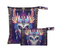EtherSpher Colorful Mystic Tarot Astrological Mask waterproof dry bag waterproof 2 Pack travel essentials for baby with handles for beach, baby diapers