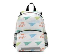 EtherSpher Colorful Paper Airplane Note toddler boy backpack for 2 year old harnessing with leash book bags for kid mochilas escolares para ni?as de 5 a?os