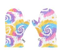 EtherSpher Colorful Tie Dye warm toddler girl mittens age 4-5 kids winter gloves guantes de para frio S 2-4