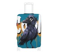 EtherSpher Cool Graffiti Crow Elastic Cover for Luggage Travel Anti Scratch Elastic Suitcase Covers Travel Accessories Fit 18-32 Inch Luggage