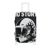 EtherSpher Cool Motorcyclist No Risk No Story Elastic Large Luggage Cover Protector Scratch-Resistant Fit Elastic Suitcase Covers Luggage Protectors Fit 18-32 Inch Luggage