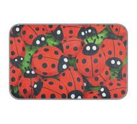 EtherSpher Cute Cartoon Insect Distinctive Red Summer Dog Cooling mat Self Cooling Blanket for Dogs for Hamster Outdoor pet Portable tapete refrescante para mascotas M