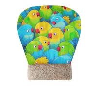 EtherSpher Cute Cartoon Parrot Blue and Green Cat Cave Bed Perfect Shelter Hideway for cute's Winter Cozy Plush Self-Warming