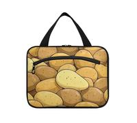 EtherSpher Cute Cartoon Vegetable Potato Yellow hanging bag for women travel with hook, designer fashion makeup case for travel must haves bathroom envase para perfume de L, Cute cartoon vegetable