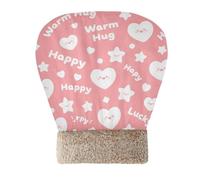EtherSpher Cute Heart-shaped Star Happy Pink White Cat Bed Bags for Cats Kittens' Sack Winter Cozy Semienclosed